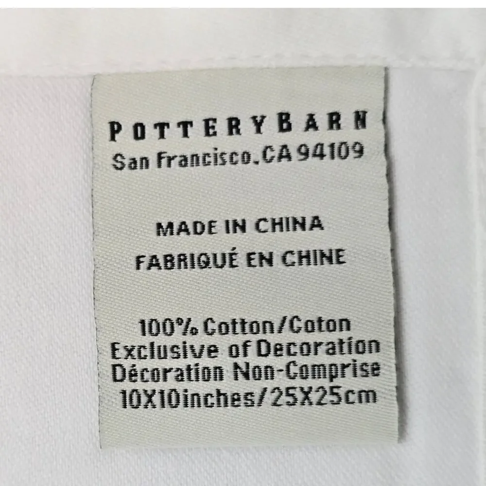 Pottery Barn Hawiian Palm Tree's Cocktail Cotton Napkins 10